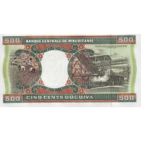 Банкнота 500 угий (Мавритания, 2002 года). Арт БИМ-2002
